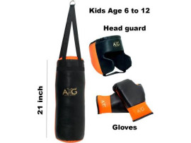 AXG NEW GOAL Punch Filled Kids Boxing Set Suitable For 6 To 12 Years Childrens Boxing Kit